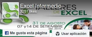 Facebook Excel Intermedio
